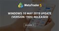 Windows 10 May 2019 Update (version 1909) released
