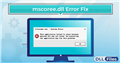 mscoree.dll Error File For Windows [RESOLVED USING EASY STEPS]