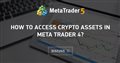 How to access crypto assets in Meta Trader 4?