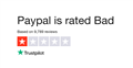Paypal is rated "Bad" with 1.2 / 5 on Trustpilot