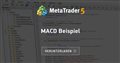 MACD Beispiel MACD Beispiel