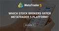 Which Stock Brokers offer MetaTrader 5 platform?