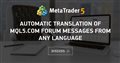 Automatic Translation of MQL5.com Forum Messages from Any Language