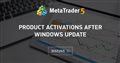 Product Activations after Windows Update