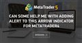 Can Some Help me with adding alert to this arrow indicator for metatrader4
