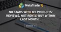 no stars with my products' reviews, not rents-buy within last month...