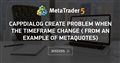 CAppDialog create problem when the timeframe change ( from an Example of Metaquotes)