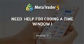 need help for coding a time window !