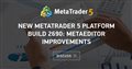 New MetaTrader 5 Platform Build 2690: MetaEditor improvements