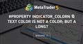 #property indicator_colorN & Text color is not a color; but a long?