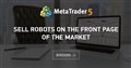 Sell robots on the front page of the market