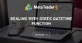 Dealing with static datetime function