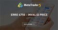 ERRO 4756 - INVALID PRICE