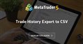Trade History Export to CSV