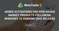 Added activations for purchased Market products following Windows 10 Version 20H2 release