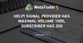 Help! Signal provider has maximal volume 1000, subscriber has 200