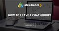 How to leave a chat group?