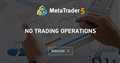 no trading operations