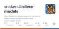 GitHub - snakers4/silero-models: Silero Models: pre-trained speech-to-text, text-to-speech models and benchmarks made embarrassingly simple
