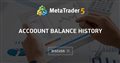 accoount balance history - How can I read the account balance of your last 10 trades?