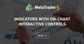 Indicators with on-chart interactive controls