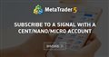 Subscribe to a signal with a cent/nano/micro account