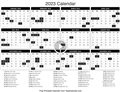 2023 Calendar: Printable Calendar 2023 With Holidays