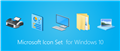 New Microsoft Icon Set for Windows 10 (330 icons, 10.0.10125)