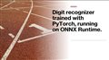 Digit classification on CPU with ONNX Runtime demo