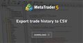 Export trade history to CSV
