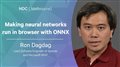 Making neural networks run in browser with ONNX - Ron Dagdag - NDC Melbourne 2022