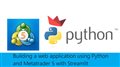 Building a web application using Python and Metatrader 5 with Streamlit