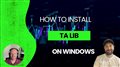 How to Install TA Lib on Windows