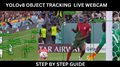Real Time Football Player and Ball Detection and Tracking using YOLOv8 Live :Object Tracking YOLOv8