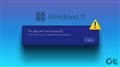 Top 6 Ways to Fix This App Can’t Run on Your PC Error in Windows 11