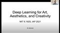 MIT 6.S192 - Lecture 1: Computational Aesthetics, Design, Art | Learning by Generating