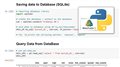 Manage Data in CSV and Databases (SQLite)