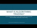 Algorithmic Trading Basics: Examples & Tutorial
