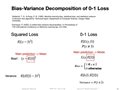 8.5 Bias-Variance Decomposition of the 0/1 Loss (L08: Model Evaluation Part 1)
