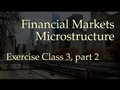 Exercise class 3, part 2 (Financial Markets Microstructure)