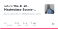 GitHub - rutura/The-C-20-Masterclass-Source-Code: Source code for the C++ 20 Masterclass on udemy