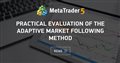 Practical evaluation of the adaptive market following method