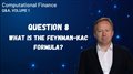 What is the Feynman-Kac formula?