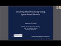 Martin Scholl (University of Oxford): "Studying Market Ecology Using Agent-Based Models"