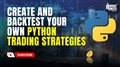 Python Trading Strategies | Create Trading Strategies And Backtest | Portfolio Management Techniques