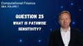 What is pathwise sensitivity?