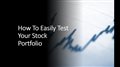 How Easily And Simply to Backtest a Stock Portfolio