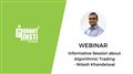 Informative Session about Algorithmic Trading by Nitesh Khandelwal - May 24, 2016