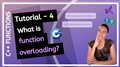 C++ FUNCTIONS (2020) - What is function overloading? PROGRAMMING TUTORIAL