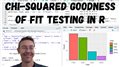 Chi-Squared Goodness-of-Fit Testing in R